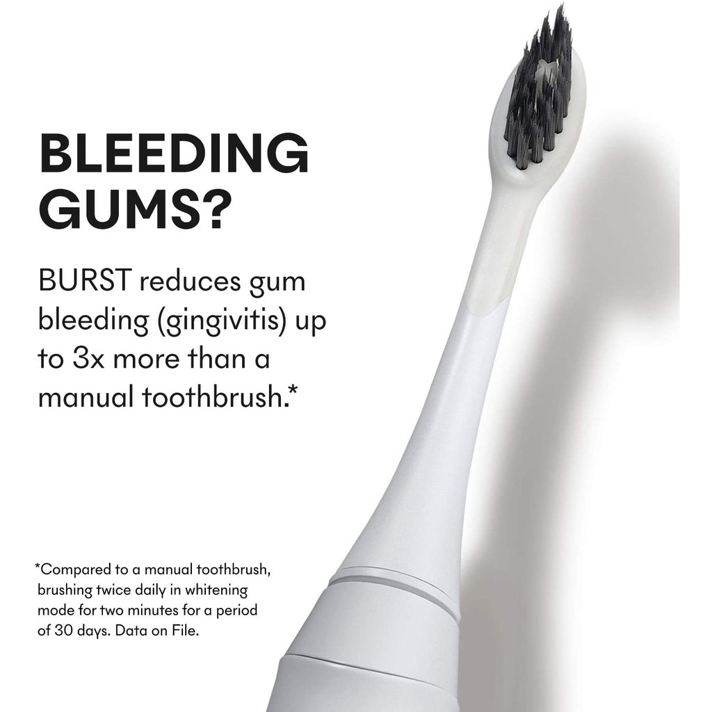 burst sonic electric toothbrush replacement heads