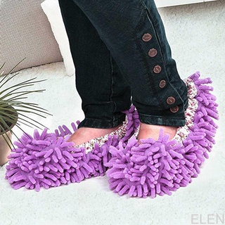 Washable Dust Mop Slipper Home Office Bathroom Kitchen Cleaner Floor Dusting Cleaning Foot Shoe Cover ELEN