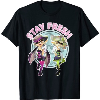 [2022]ผ้าฝ้ายคอกลม100%cotton เสื้อ ยืด ราคา ส่ง Splatoon Stay Fresh Sy Pose Graphic T-Shirt men เสื้อ ยืด ผู้ชา