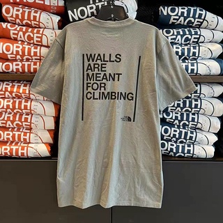 The North face/North face young เสื้อยืดลําลอง ผ้าฝ้าย แขนสั้น คอกลม พิมพ์ลาย ใส่สบาย แฟชั่นฤดูร้อน สําหรับผู้ชายS-5XL