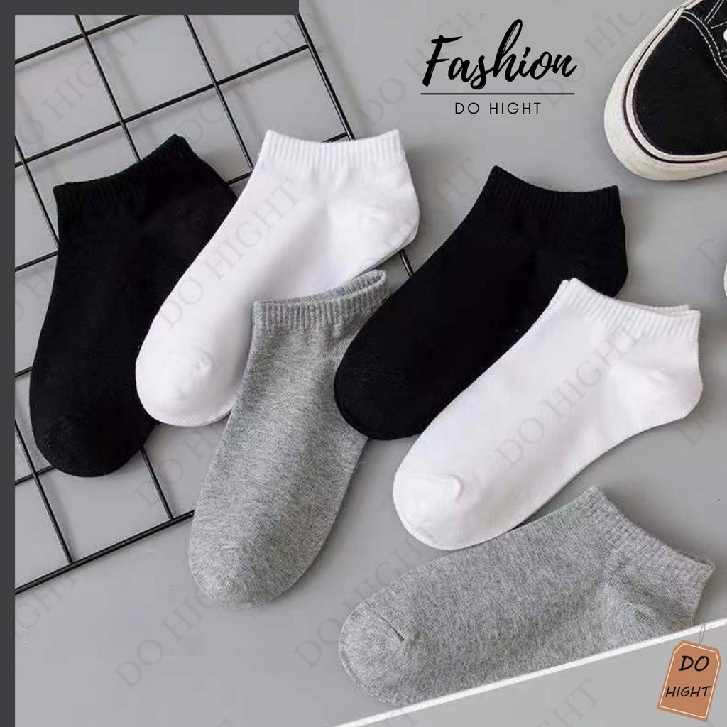 พร้อมส่ง มีเก็บเงินปลายทาง ถุงเท้าข้อสั้น ใส่ได้ทั้งชาย-หญิง มี3สี ถุงเท้าผู้หญิง ฟรีไซส์ (ราคาต่อ 1 คู่) : Do hight