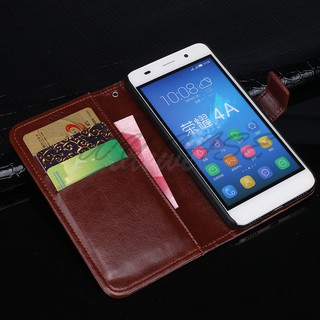 Huawei Y6 2015 Retro Flip Wallet Leather Phone Case