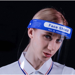 Face Shield แบบใหม่ แผ่นป้องกันน้ำลาย ฝุ่น เชื้อโรค MASK