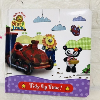 Stories Train Tidy Up Time ! (board book )ปกนวม