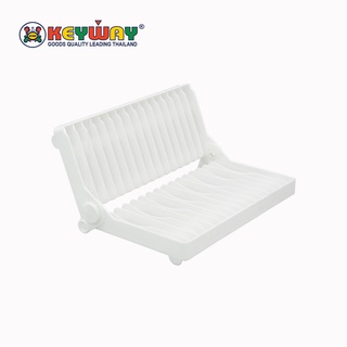 ที่เก็บจานพับได้ Foldable Dish Rack : D-2016/GW