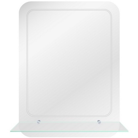 กระจกชั้นวาง MOYA VM-Z114 60X80 ซม. ผลิตจากกระจก Silver mirror คุณภาพ มีความโปร่งแสงสูง ผิวเรียบสนิท และเงางาม