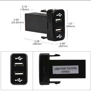 Buy buy tech ช่องต่อ USB 2 ช่อง TOYOTA VIGO