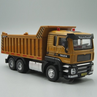 โมเดลรถบรรทุก 1:50 Diecast โลหะ พร้อมเสียง และไฟ ของเล่นสําหรับเด็ก