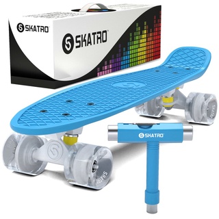 [พร้อมส่ง] Skatro Mini Cruiser ครุยเซอร์สเก็ตบอร์ด สี Arctic Glacier