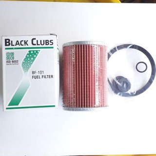 Black Clubs BF-101 FUEL FILTER กรองโซล่า ISUZU TX JCM , HINO KT