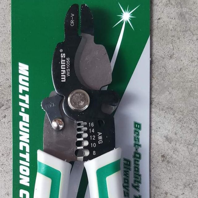 คีมปลอกตัดสายไฟ wynn's