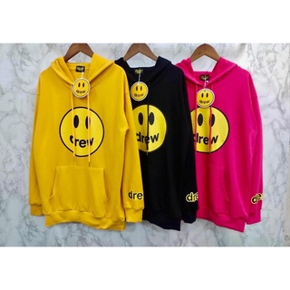 เสื้อสเวตเตอร์ smiley สีเหลืองมีฮู้ด มือ1