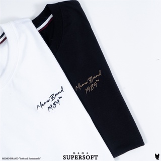 เสื้อยืดใหม่เสื้อยืด Memo Supersoft Premium งานปัก รุ่น PLAIN สินค้าลิขสิทธิ์แท้S-3XL