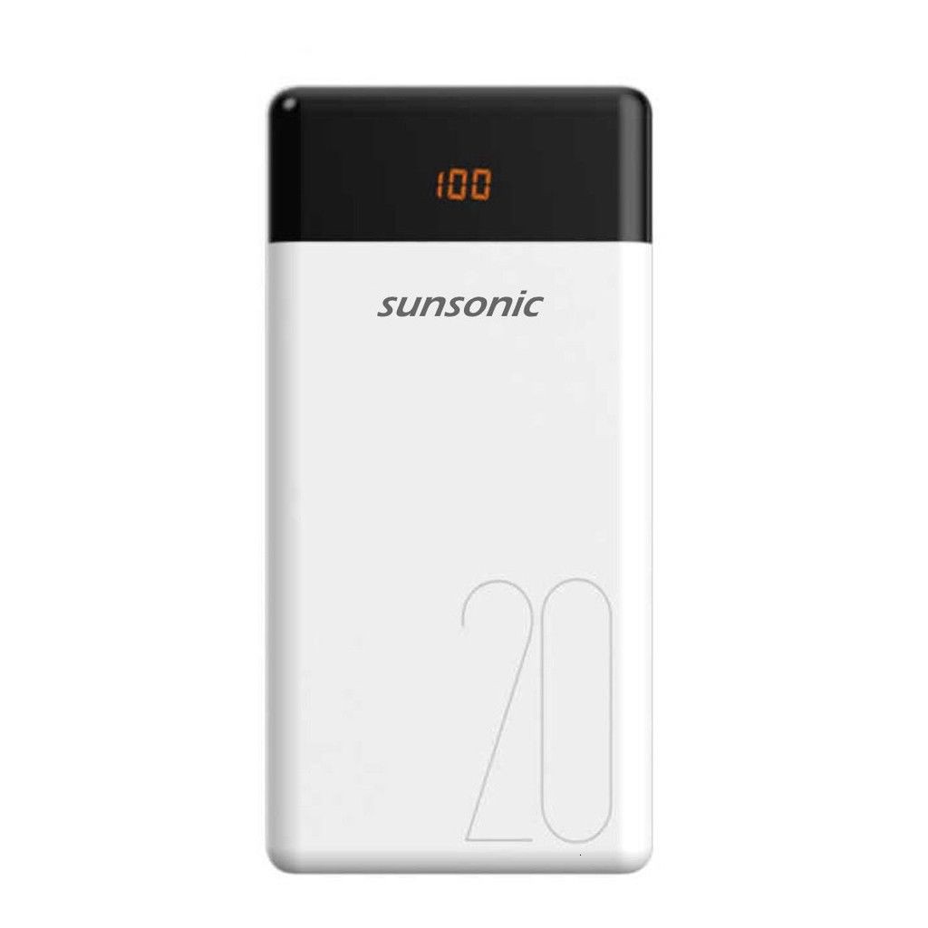 ข้อเสนอพิเศษSunsonic ST20 20000mAh Powerbank 2.0 (White) - zq48mmu3bp ...