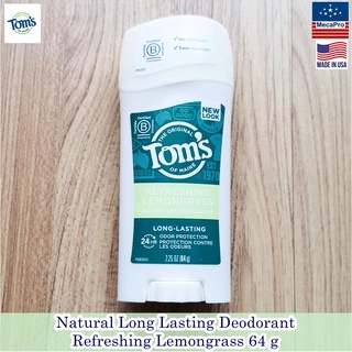 Toms of Maine® Natural Long Lasting Deodorant, Refreshing Lemongrass 64G