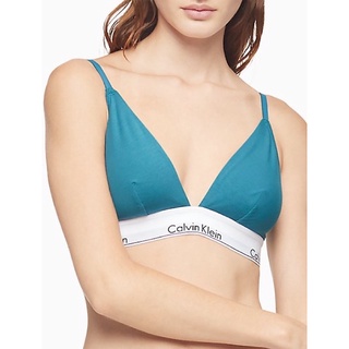 พร้อมส่ง🇺🇸Calvin Klein - Modern Cotton Triangle Bralette บราไม่มีฟองน้ำ