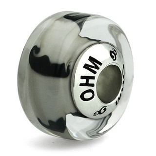 OHM Beads รุ่น Movember - Murano Glass Charm เครื่องประดับ บีด เงิน เแก้ว จี้ สร้อย กำไล OHMThailand