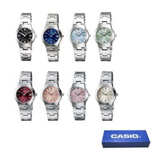 Casio ของแท้ % รุ่น LTP-1241D นาฬิกาผู้หญิง สายสแตนเลส ขายดี กล่องและประกัน 1ปี LTP1241 LTP-1241 LTP1241D LTP1241