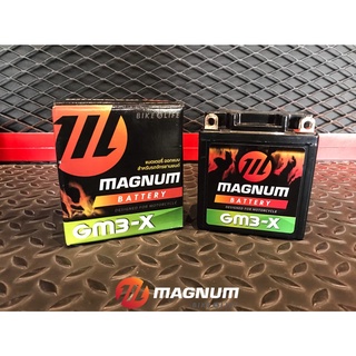 แบตมอไซค์ Magnum GM3-X (3แอมป์เต็ม)