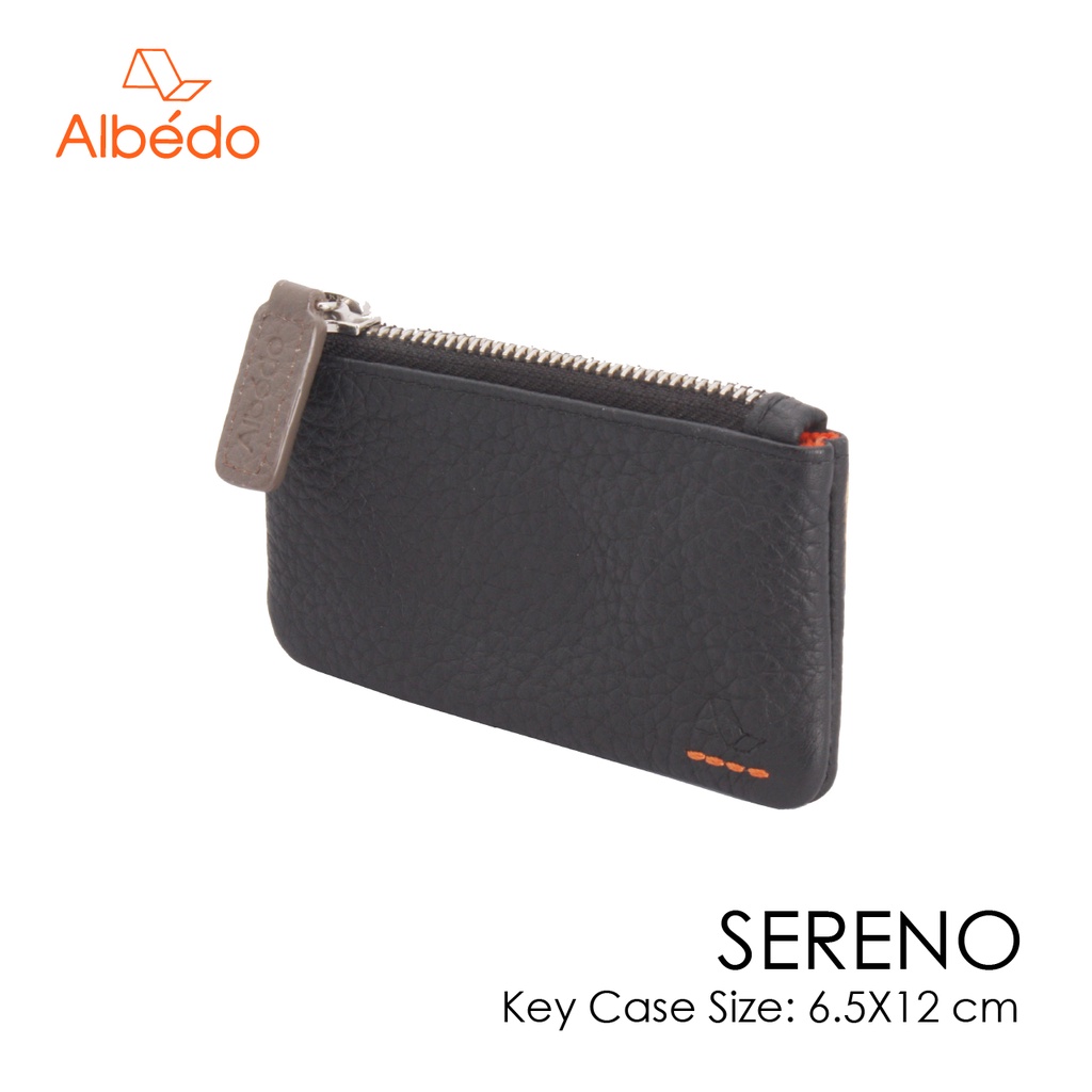 [Albedo] SERENO KEY CASE กระเป๋าใส่กุญแจ ใส่เหรียญ หนังแท้ รุ่น SERENO - SR02399