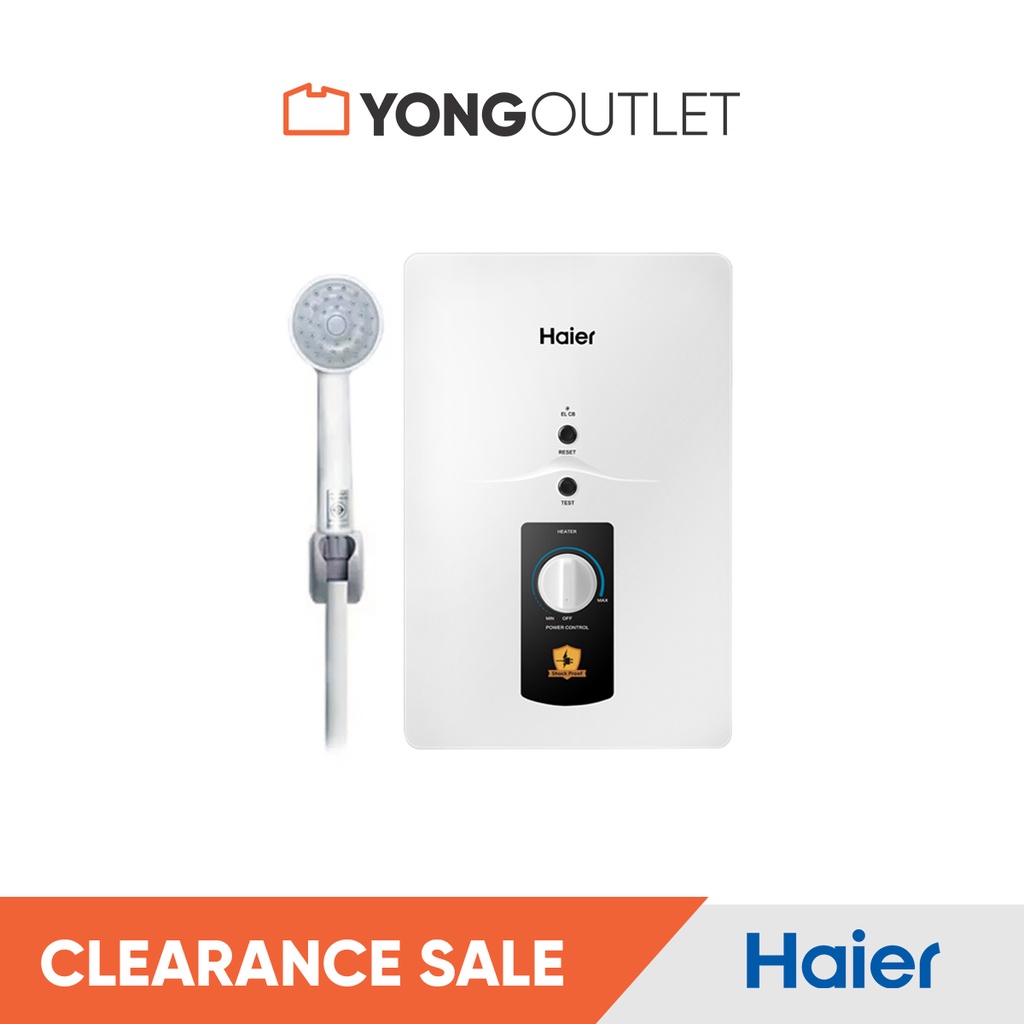 Haier เครื่องทำน้ำอุ่น Ei45M (Ae) 4500W สีขาว เครื่องทำน้ำอุ่น 4500 วัตต์