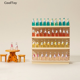 Cooltoy ชั้นวางของ แบบสองด้าน ขนาดเล็ก สําหรับตกแต่งบ้านตุ๊กตา 1:12