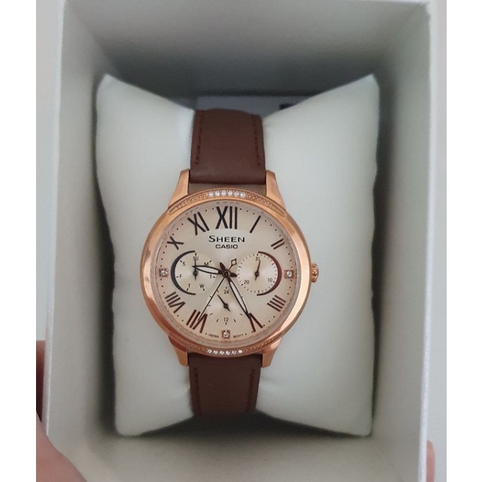 นาฬิกาข้อมือคุณผู้หญิง Casio Sheen แท้