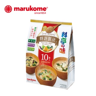 MARUKOME มารุโคเมะ FD KARYU RYOTEI NO AJI MISO SOUP ASSORT 10P เอฟดี คาริว เรียวเทโนะอาจิ มิโซะซุป รวมรส 10ชิ้น