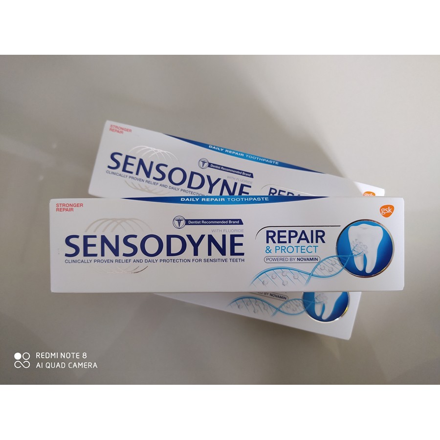 Sensodyne Toothpaste Sensodyne Repair & Protect Toothpaste With Novamin ...