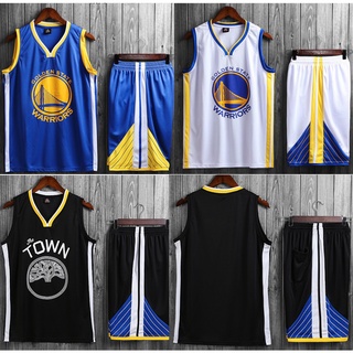 เสื้อบาสเก็ตบอล และ กางเกงขาสั้น NBA Golden State Warriors เสื้อผู้ใหญ่ เสื้อบาสเกตบอลผู้ชาย