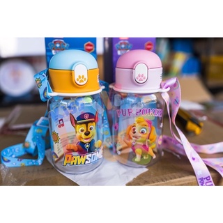 กระติกน้ำ paw patrol 530ml. พร้อมสายคล้อง