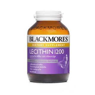 Exp.27/10/2023 Blackmores Lecitin 1200mg แบลคมอร์ส เลซิติน 1200 ชนิดแคปซูล 100 แคปซูล