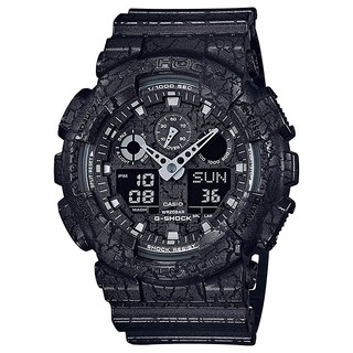 นาฬิกา Casio G-Shock Special color GA-100CG Cracked pattern series รุ่น GA-100CG-1A ของแท้ รับประกัน1ปี