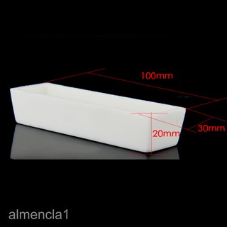 【พร้อมสต็อก】60ml Alumina (99%) Crucible Boat Sample  for Lab Muffle Furnace 1800℃