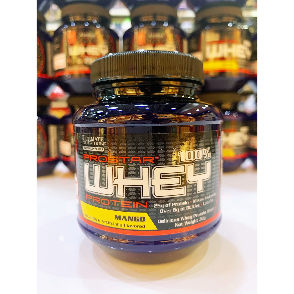 Ultimate Prostar Whey 1serv. โปรตีนเสริมสร้างกล้ามเนื้อขนาด 1ช้อน