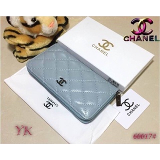 กระเป๋าสตางค์ใบสั้น กระเป๋าสตางค์ Chanel  งานพรีเมี่ยม Size : 7.5 นิ้ว อปก : กระเป๋า, ถุงผ้า, กล่อง