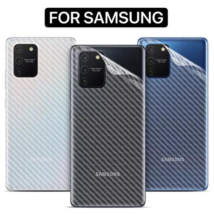 ฟิล์มกันรอยด้านหลัง Samsung Galaxy A02S,A12,A42,S20FE,A11,A31,M31,Note20,Note20Ultra,M21,A51,A71 ฟิล์มกันรอยซัมซุ