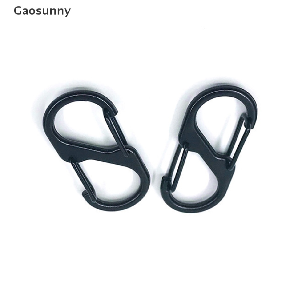 Gaosunny ตะขอล็อคพวงกุญแจสแตนเลส S Type Carabiner #6