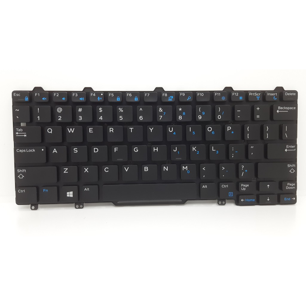 แป้นพิมพ์แล็ปท็อป DELL Latitude E7250 E5250 E5270 5250 7250 ไม่มีแบ็คไลท์ไม่มีกรอบ