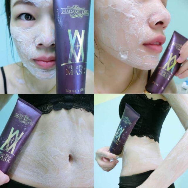 ‼️แท้💯%‼️มาส์กผิวขาวใสถาวร เห็นผลตั้งแต่ครั้งแรก  Madame Lisa100กรัม มีเก็บปลายทาง