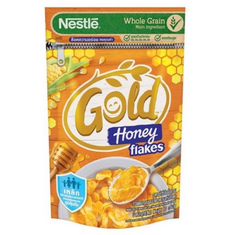 เนสท์เล่ ฮันนี่ โกลด์ เฟลค อาหารเช้าซีเรียล Nestle Honey Gold Flakes Cereal  50 กรัม