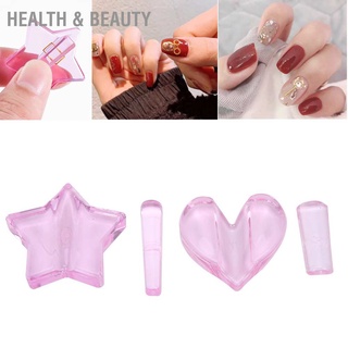 Health &amp; beauty Nail Embossed Mould Star Heart Shape Art Metal Frame Bending Molds Manicure Tool