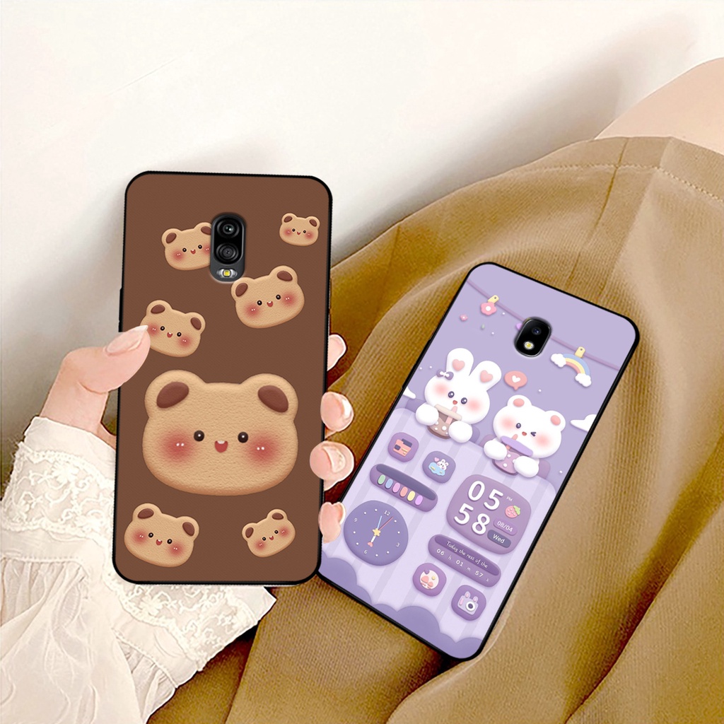 Samsung J7 Pro - J7 Plus - เคส J7 + ลายหมีน ่ ารัก เคสกันกระแทกทนทานและสวยงาม