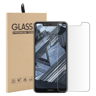 ฟิล์มกระจกกันรอยขีดข่วน Nokia 5.1 Plus 1 ชิ้น Not Full cover Phone screen Protector Tempered Glass