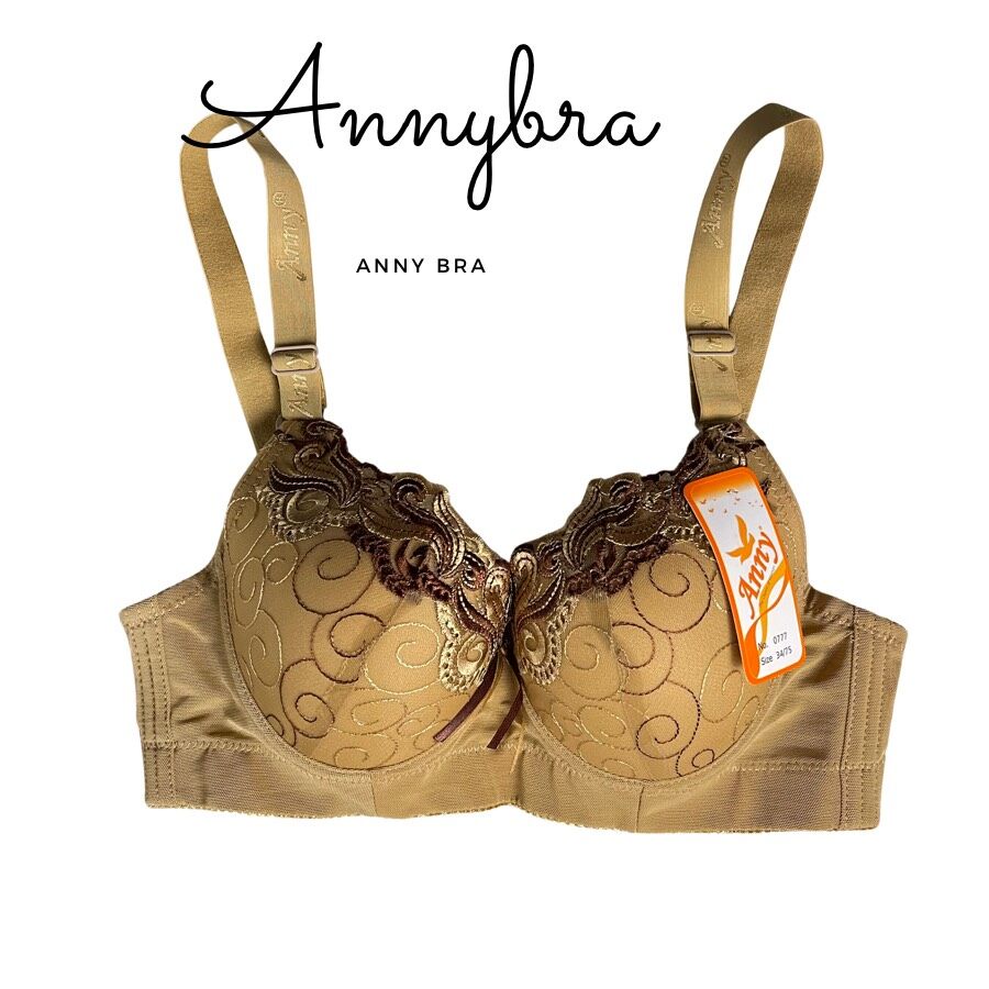 ชุดชั้นใน Annyบรา รุ่น0777_S1 คัพB-C เสื้อใน 3ตะขอ บรามีโครง ฟองน้ำเป็นรูปทรงบาง 4mm จัดทรงสวย ใส่กระชับ