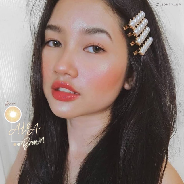 🔥คอนแทคเลนส์✨ขนาดมินิ✨Brown / Gray ✨Mini ava (Kitty kawaii) รูปที่ 5