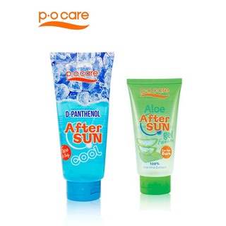 P.O. Care D-Panthenol After Sun Cool เจลสูตรเย็นพิเศษ ผสม ดีแพนเธนอล ว่านหางจระเข้ และ สารสกัดใบบัวบก ช่วยลดอาการแสบร้อน