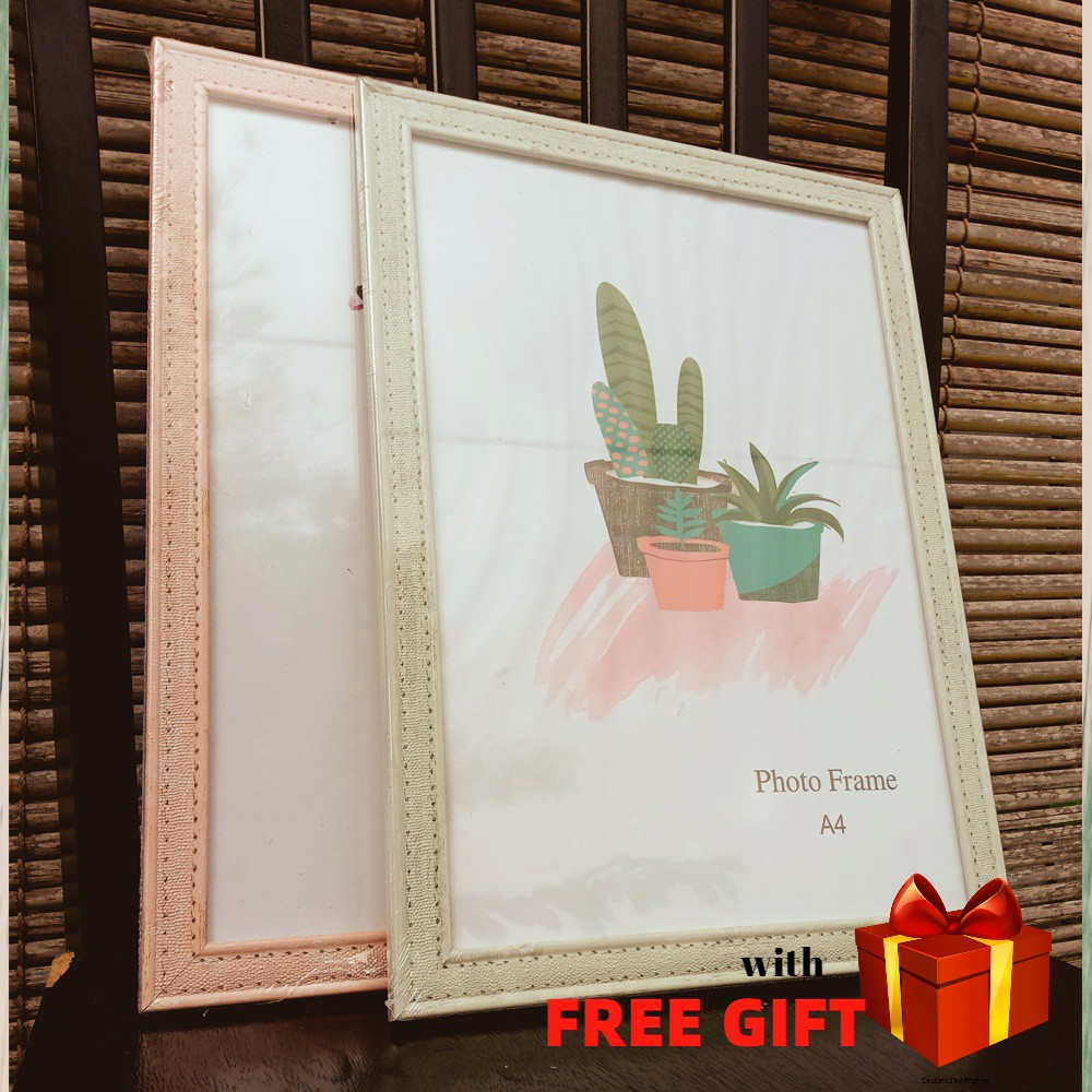 SIZE A4 / 8R 8"X10" FRAME ️ BINGKAI GAMBAR A4 / 8R 8"X10" PHOTO FRAME พร้อมสุ่ม