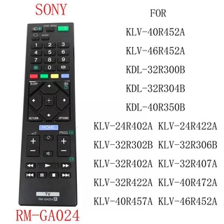 ใหม่ ของแท้ รีโมตคอนโทรลทีวี RM-GA024 RMT-TX111P สําหรับ Sony Bravia TV KLV-46R452A KDL-32R300B KDL-32R304B KDL-40R350B KLV-24R402A KLV-24R422A KLV-32R302B KLV-32R306B KLV-32R402A KLV-32R407A KLV-32R422A KLV-40R472A KLV-40R457A