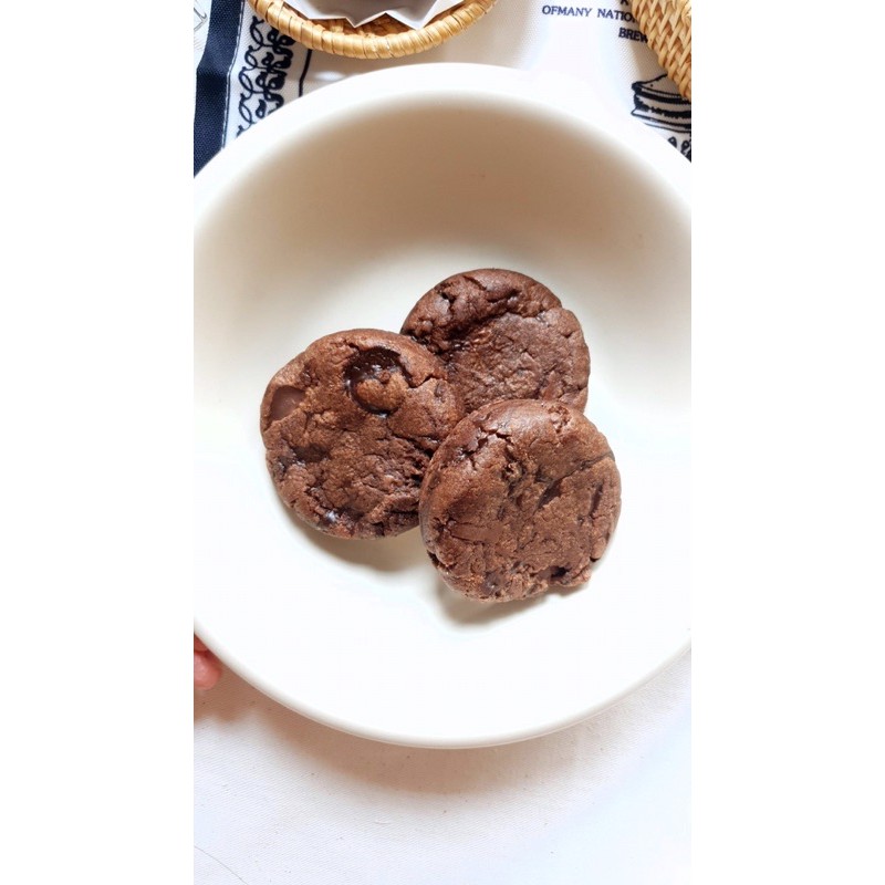 Midnight chocolate bomb soft cookies